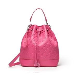 Glam-Aholic Large Matte PINK Draw Purse